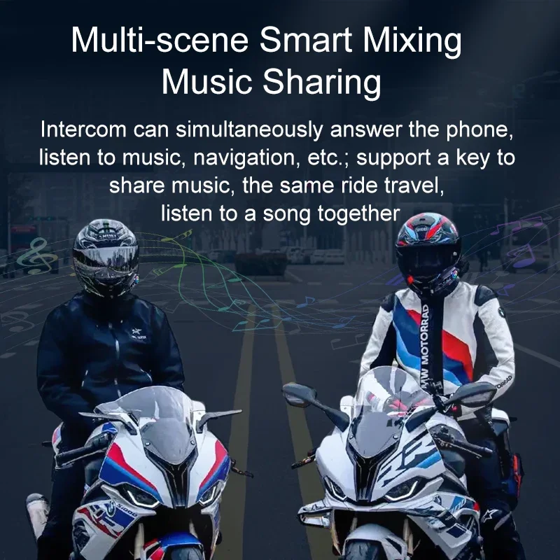 Y20 Pro 1/2x Motorcycle Interc - Full Face Motorcycle Helmet With Bluetooth recension och pris