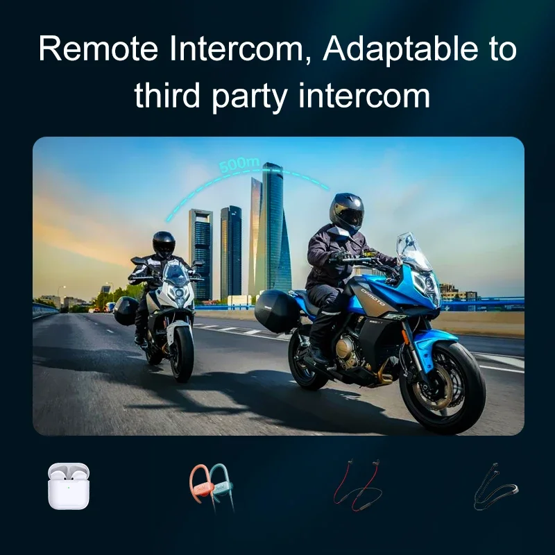 Y20 Pro 1/2x Motorcycle Interc - Full Face Motorcycle Helmet With Bluetooth recension och pris