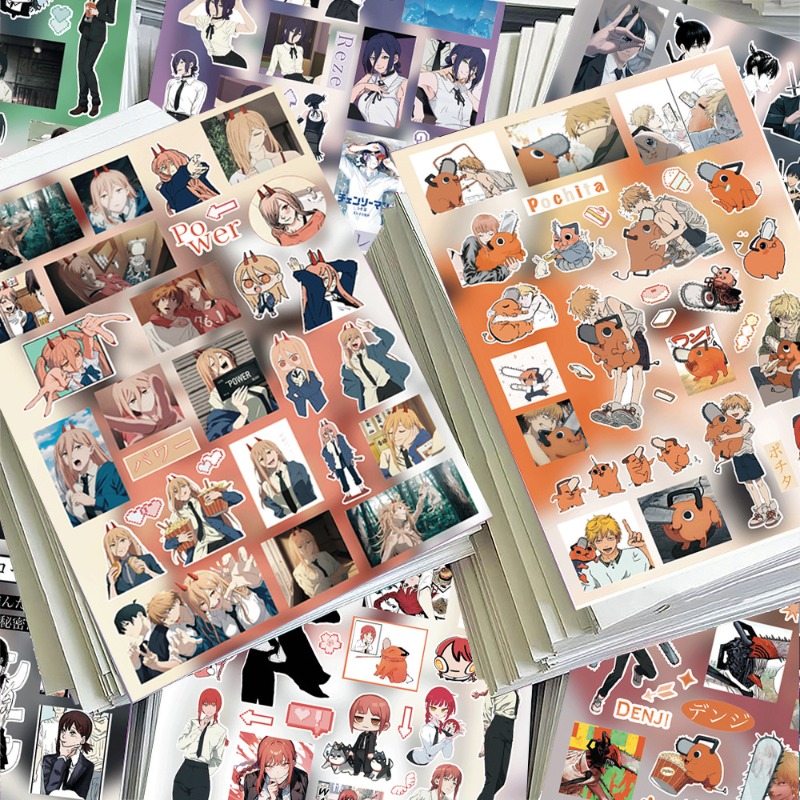 Chainsaw Man 8pcs Sticker High - Atv Parts recension och pris
