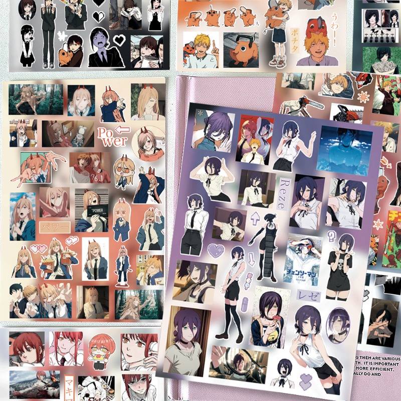 Chainsaw Man 8pcs Sticker High - Atv Parts recension och pris