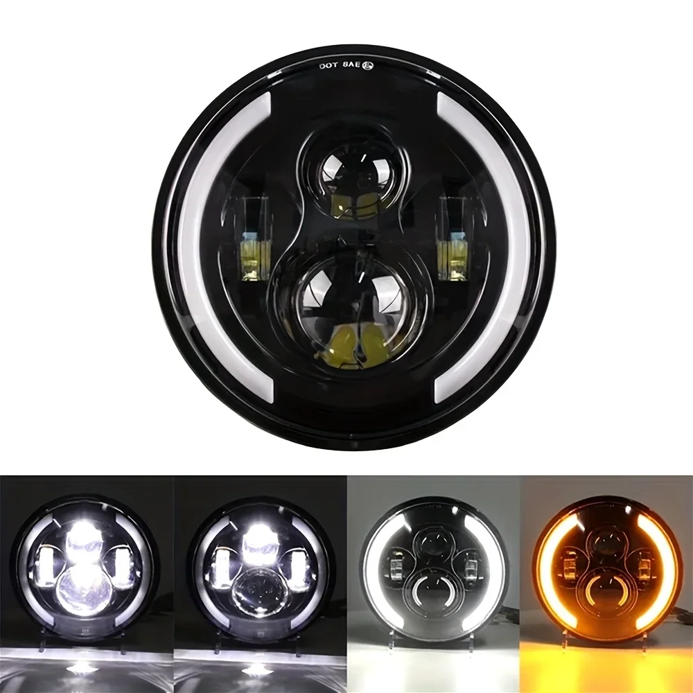 TCYATO 50W 7-inch 17.78 cm LED - Universal Motorcycle Led Headlight Projector recension och pris