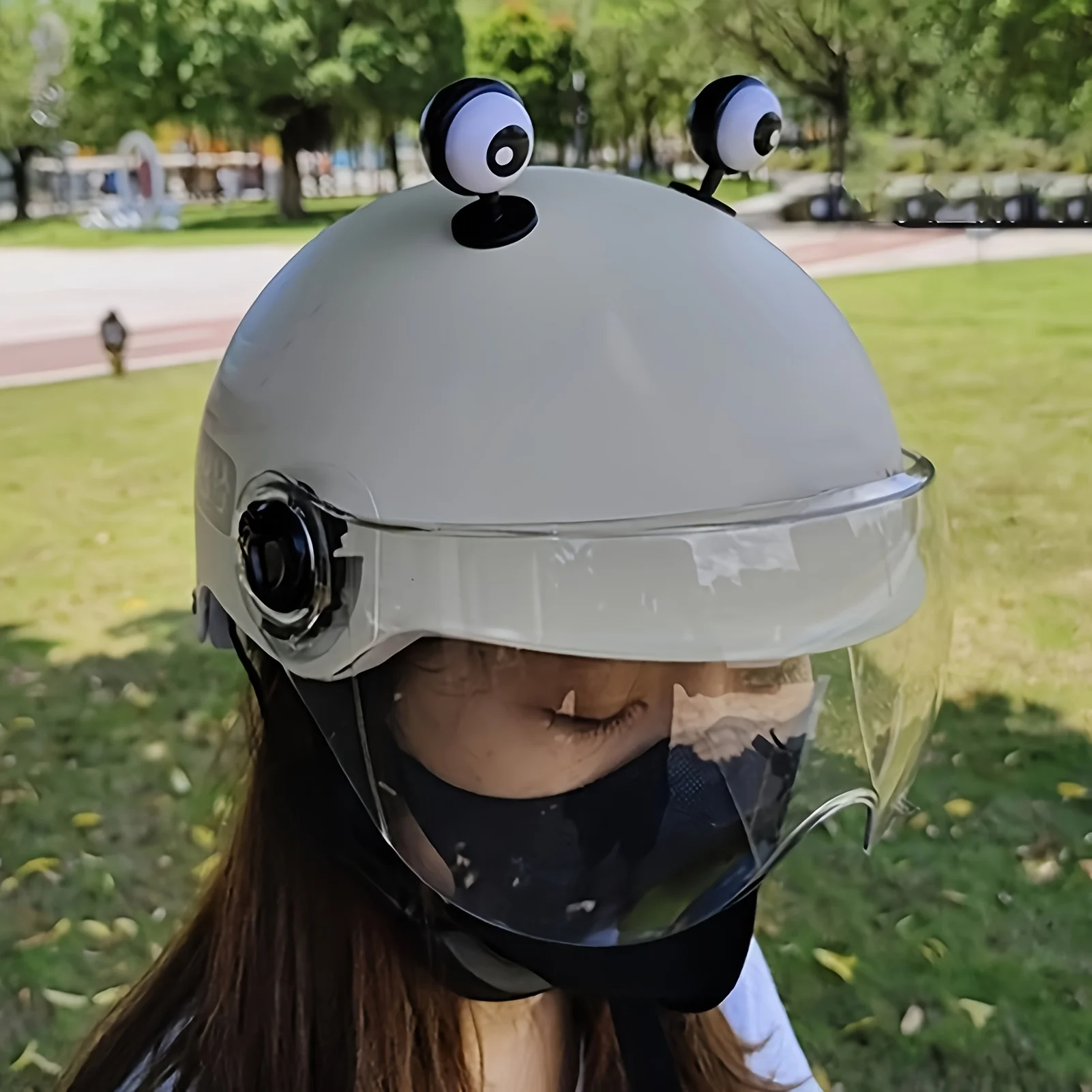 2Pcs Electric Bike Eye Decorat - Motorcycle Helmets recension och pris