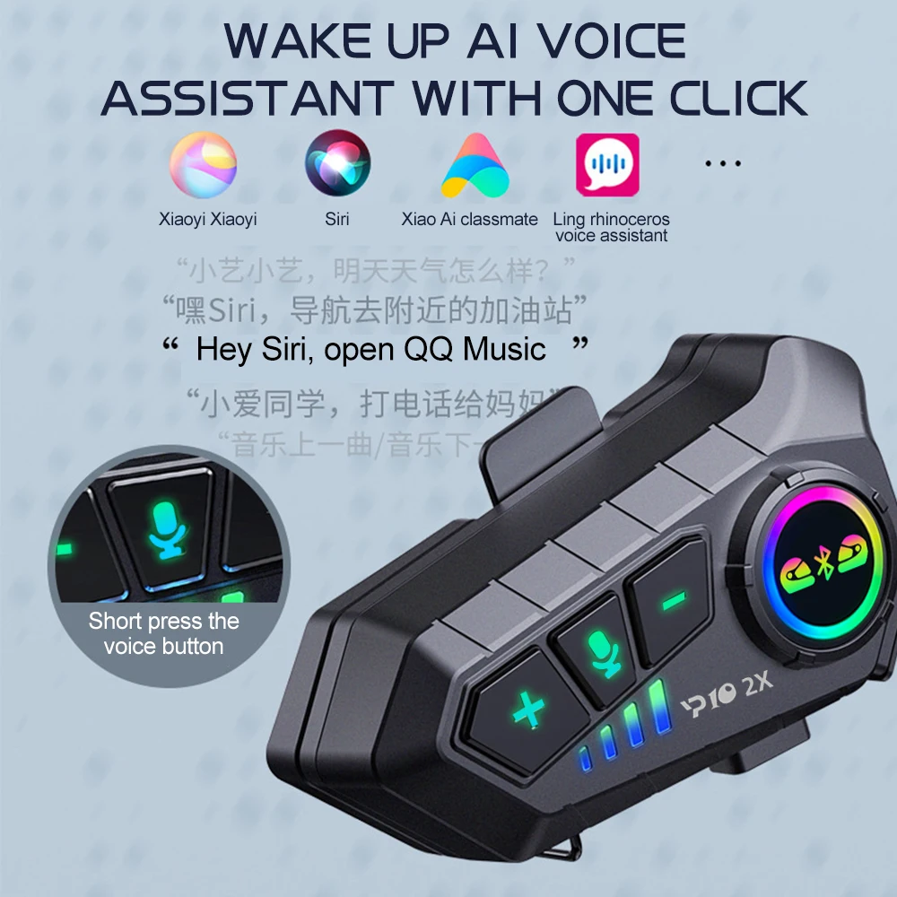 Y10 2x Motorcycle Intercom Blu - Full Face Motorcycle Helmet With Bluetooth recension och pris