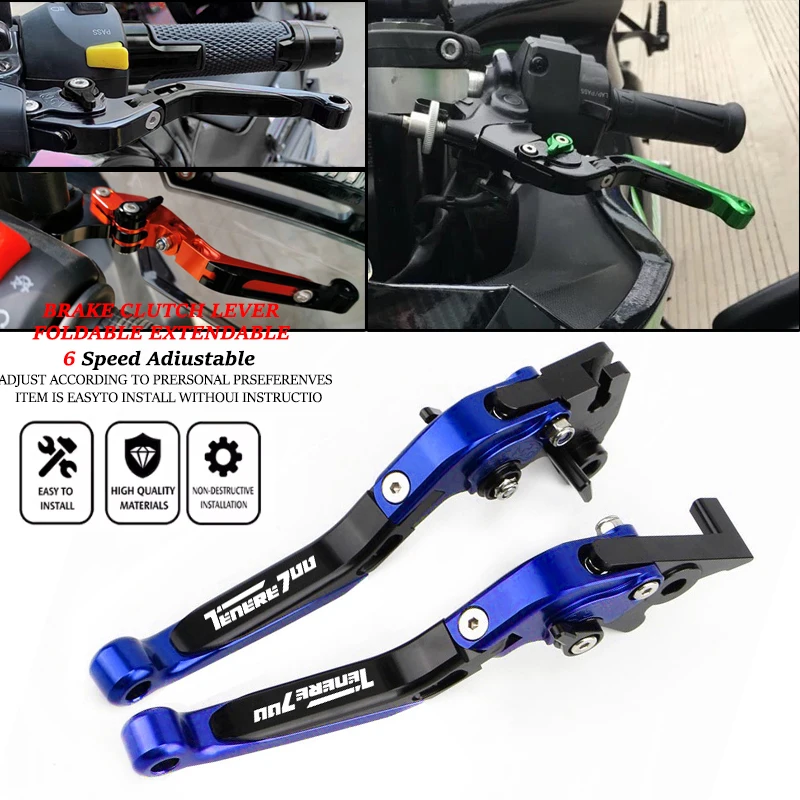 Fit For Tenere 700/World Raid  - Cnc Aluminum Adjustable Brake Clutch Levers recension och pris