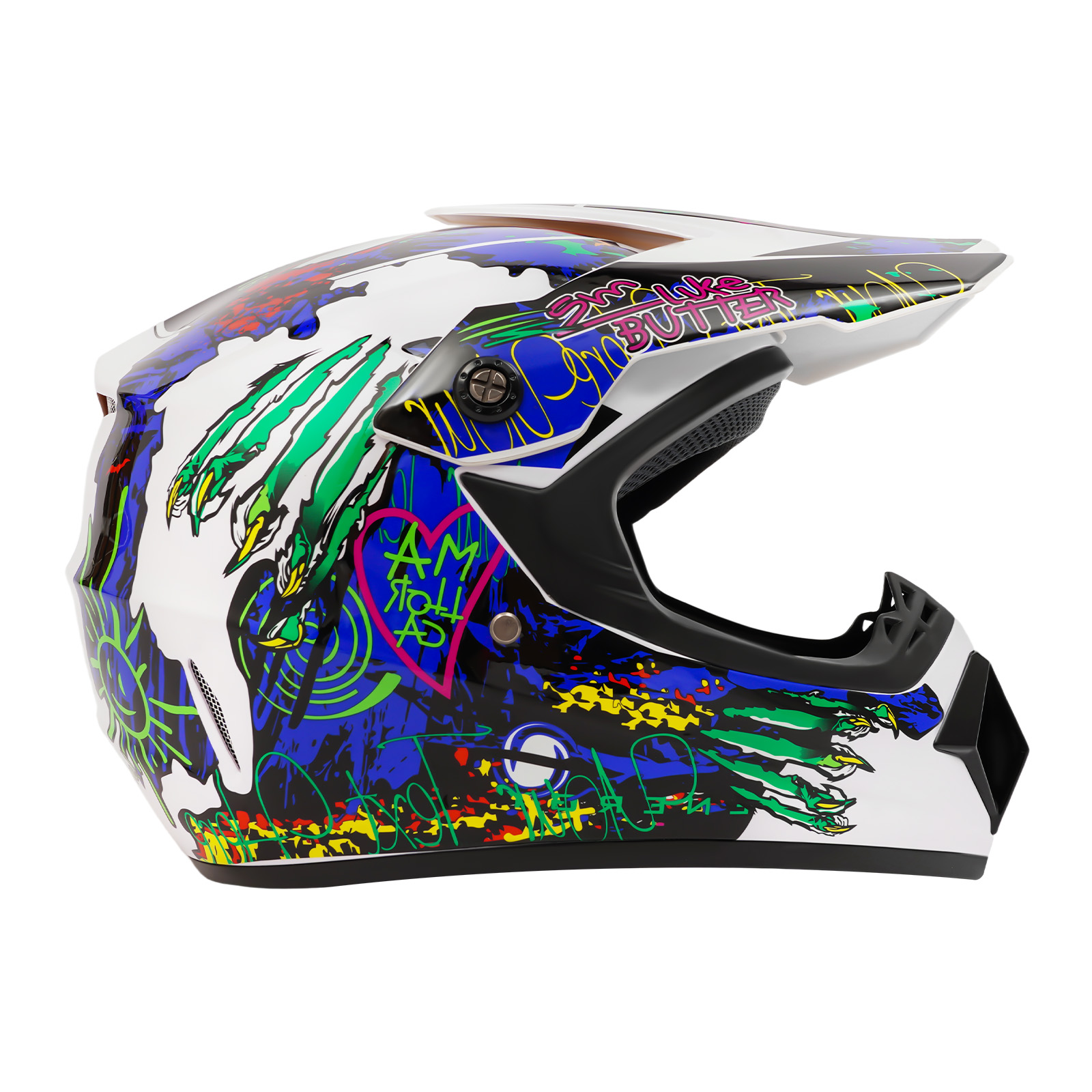 57-58cm Helmet Set with Goggle - Off Road Motocross Helmet Goggles Set recension och pris