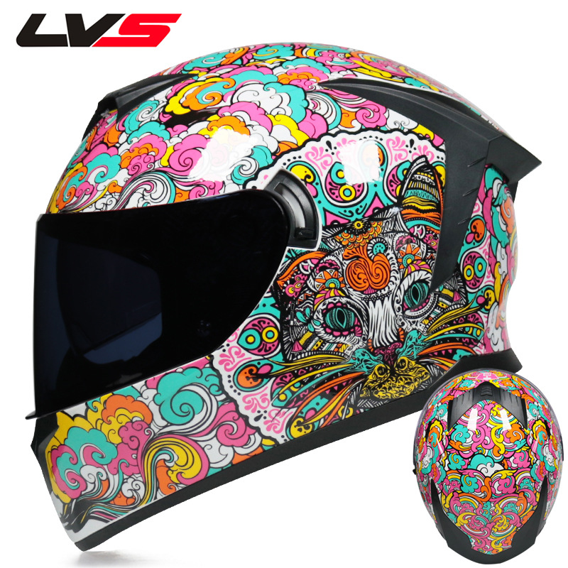 LVS Motorcycle Helmet Full Fac - Full Face Motorcycle Helmet With Bluetooth recension och pris